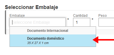 cotizacion dhl envios