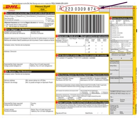 guia electronica dhl